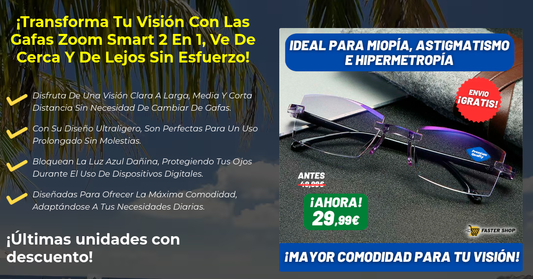 Gafas de presbicia sin montura anti luz azul hombres y mujeres.