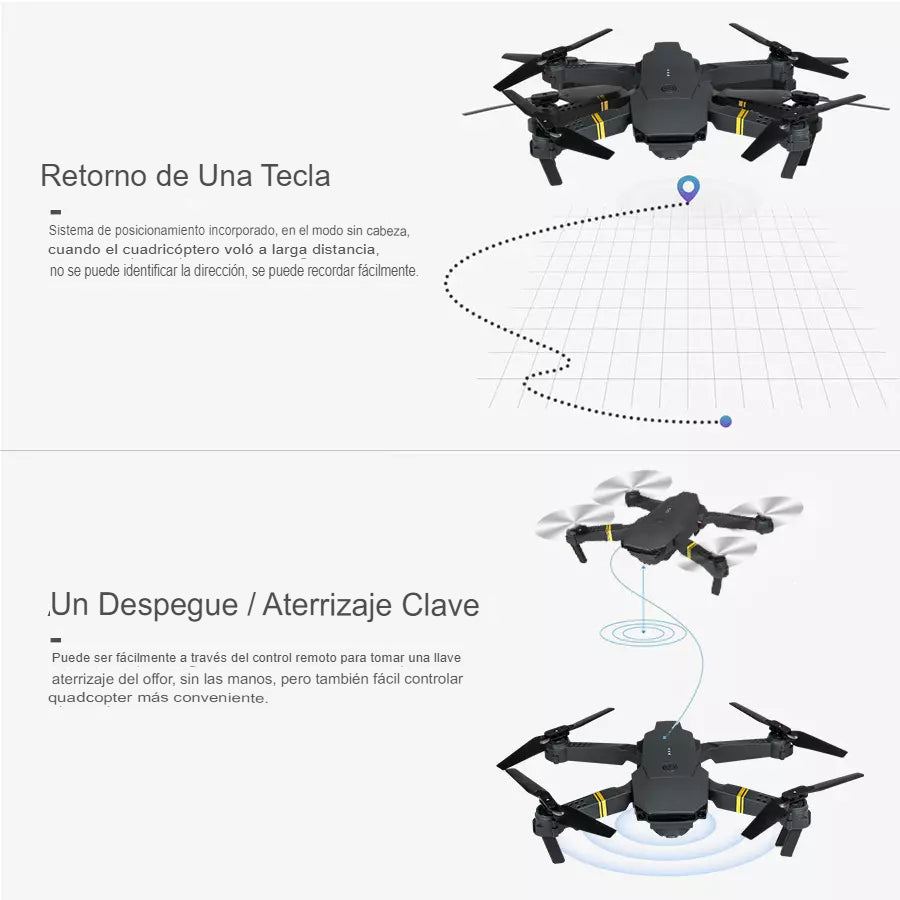 Mini Dron para hacer videos y fotos espectaculares  Livefly® - 101Shop